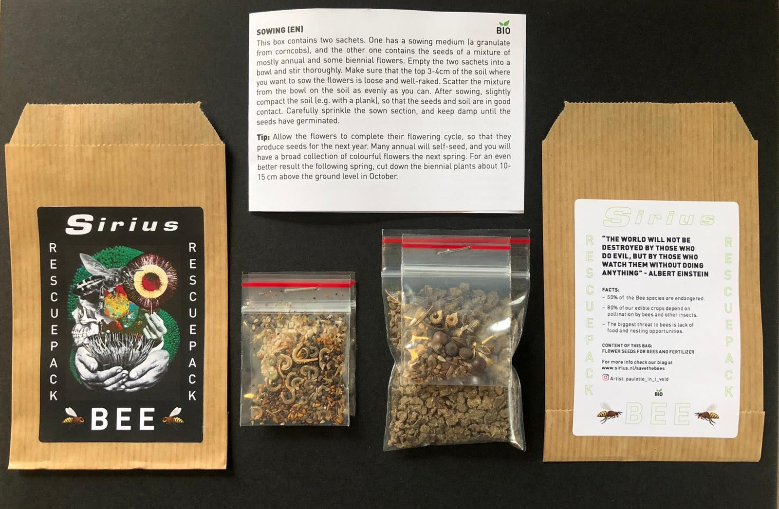 Bee Rescuepack Instructions